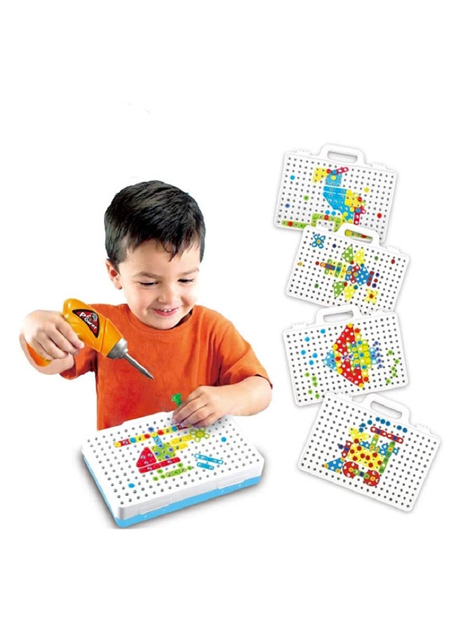 لعبة بازل ثلاثية الأبعاد على شكل صامولة مثقاب كهربائي من مجموعة كرييتيف ديسكافري - Image 5